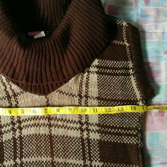 Cowl neck mini sweater dress or tunic - Picture 2 of 3